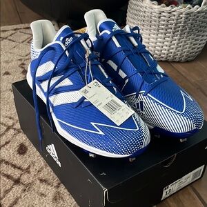 Adidas baseball metal cleats. Afterburner 7. Never worn. New with tags.